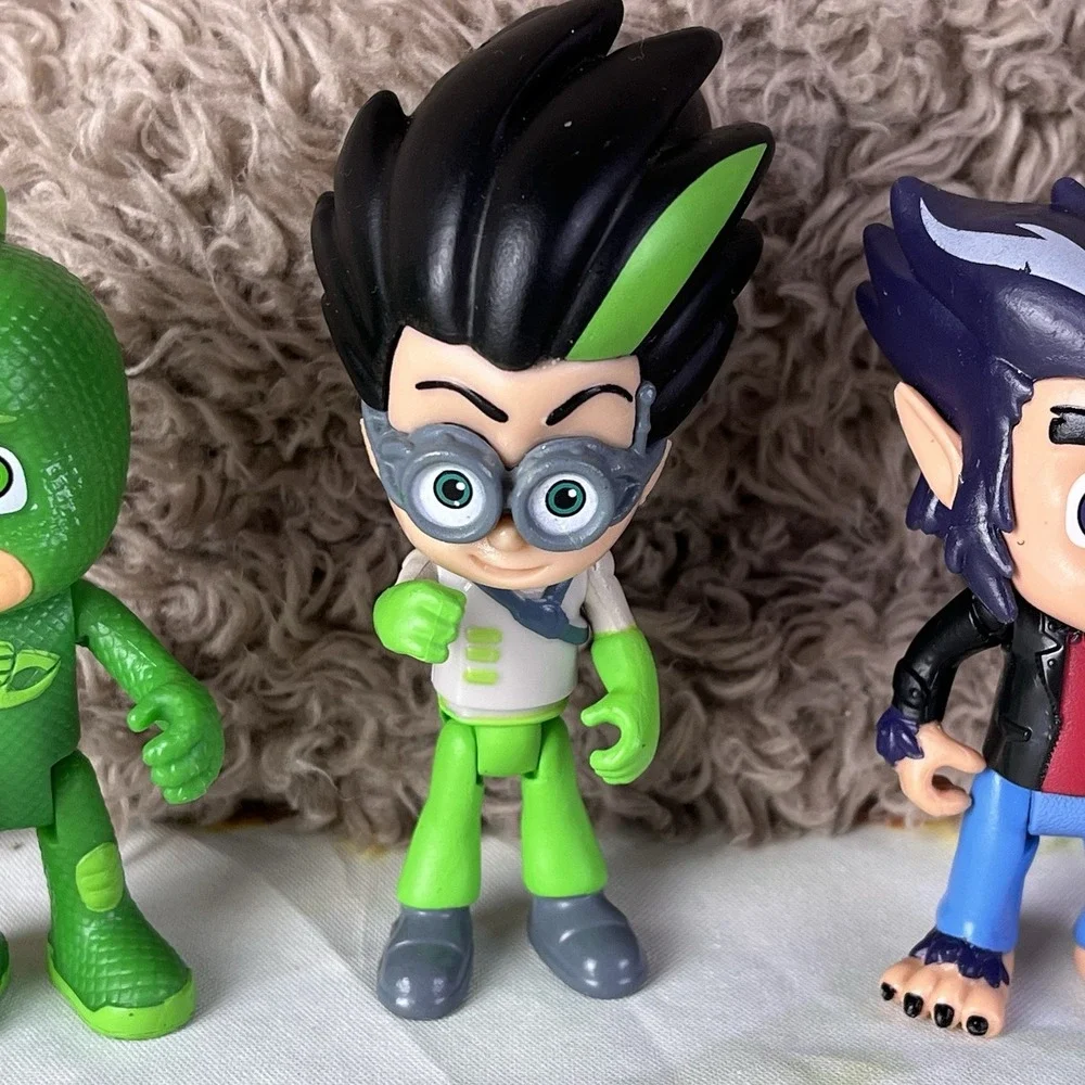 PJ Masks Toy Action Figures Green Gekko Howler Wolfy Wolfie Romeo Villains Lot